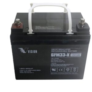 Ắc quy Vision lưu trữ điện năng 12V, 33Ah 6FM33-X