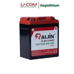 Ắc quy lithium khởi động xe máy 12V - 7Ah Luxury l, công nghệ lithium Nhật Bản của Raijin