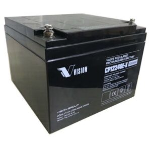 Ắc quy Vision 12V, 24Ah CP12240E-X dùng cho UPS, loa kéo, cửa cuốn, thang máy