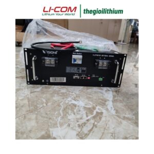 Pin Lithium viễn thông Vision 48V, 100Ah V-LFP48100, ắc quy lithium viễn thông V-LFP48100
